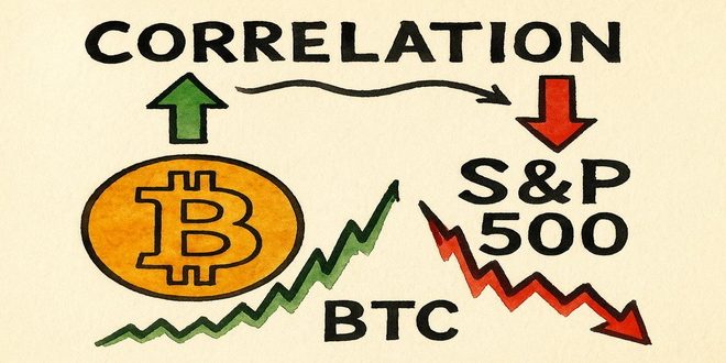 BTC-სა და საფონდო ბაზრის კორელაცია